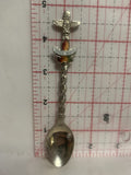 Peace River AB Totoem Pole Maple Leaf Souvenir Spoon
