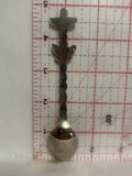 Peace River AB Totoem Pole Maple Leaf Souvenir Spoon