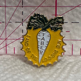 Taber Land of the Looong Sun Carrot  Lapel Pin