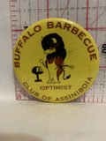 Buffalo Barbecue Optimist Club of Assiniboia Button Pinback
