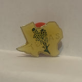 Texas State Flower Lapel Hat Pin