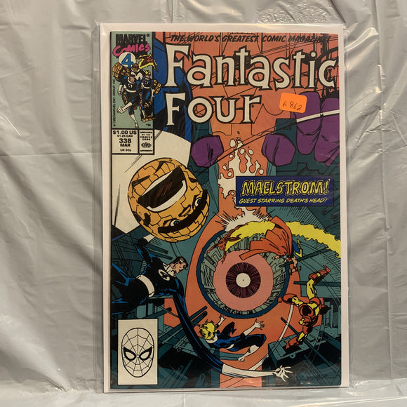 #338 Fantastic Four Maelstrom Marvel Comics AO 7569