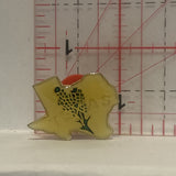 Texas State Flower Lapel Hat Pin