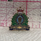 Okotoks RCMP Crest Emblem Alberta  Lapel Pin