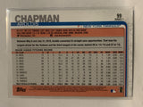 #99 Aroldis Chapman New York Yankees 2019 Topps Series One Baseball Card