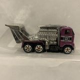 Purple Semi Racing Truck ©1981 Hot Wheels Diecast Cars CE