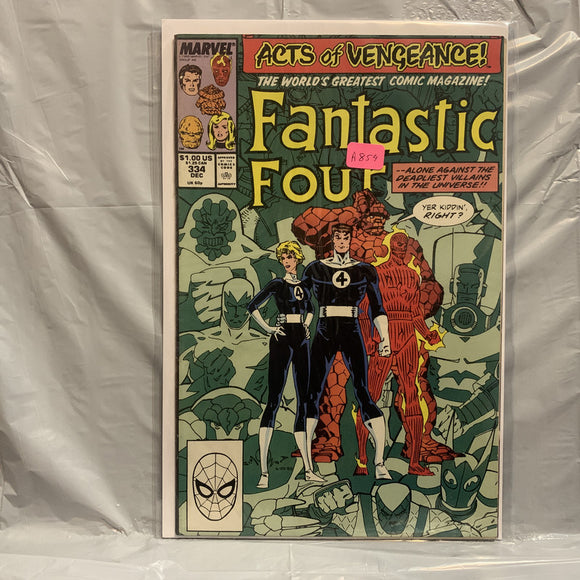 #334 Fantastic Four Acts of Vengeance Marvel Comics AO 7576