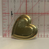 Heart on a Heart Lapel Hat Pin
