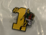 #1 Soccer Player Lapel Hat Pin