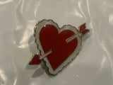 Valentine Heart Arrow Lapel Hat Pin