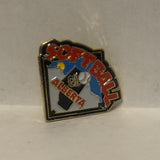 Softball Alberta Logo Lapel Hat Pin