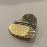 Saturn Planet Stars Heart Lapel Hat Pin AC