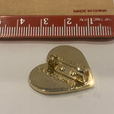 Saturn Planet Stars Heart Lapel Hat Pin AC