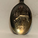Warroad Minnesota Cabin Fishing Deer Collectable Souvenir Spoon CM