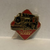 Skagway Alaska Train Engine Lapel Hat Pin