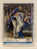 #216 Bring It In National League 2019 Topps Series One Baseball Card