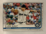 #135 Wade Leblanc Seattle Mariners 2019 Topps Series One Baseball Card