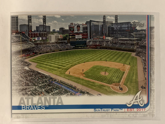#71 Sun Trust Park Atlanta Braves 2019 Topps Series One Baseball Card