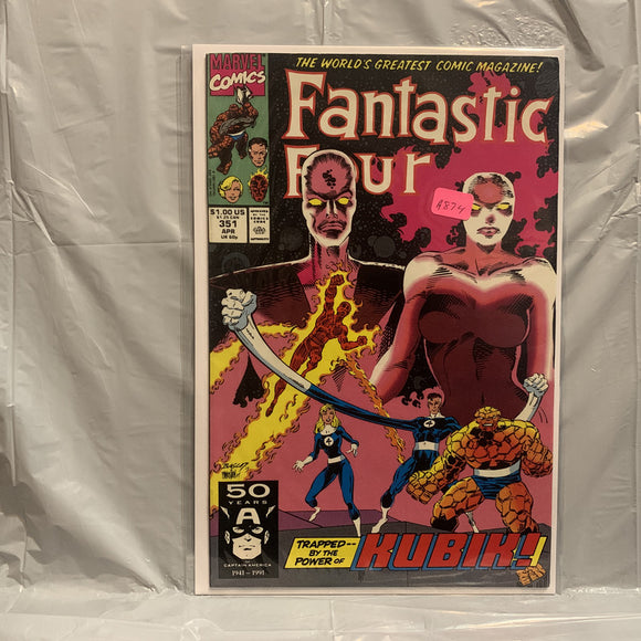 #351 Fantastic Four Kubik Marvel Comics AO 7596