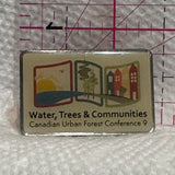 Canadian Urban Forest Conference 9 Water Trees  Lapel Pin