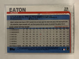 #316 Adam Eaton Washington Nationals 2019 Topps Series One Baseball Card