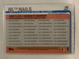#145 NL Nails Gritty Players Share Second  2019 Topps Series One Baseball Card