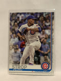 #142 Pedro Strop Chicago Cubs 2019 Topps Series One Baseball Card