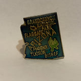 Arizona State Cities Lapel Hat Pin
