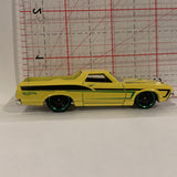 Yellow 72 Ford Ranchero ©2008 Hot Wheels Diecast Cars CJ