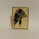 AMC Native Feathered Headress Lapel Hat Pin
