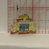 City of Red Deer Coat of Arms Alberta Lapel Hat Pin