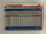 #84 Matt Carpenter St Louis Cardinals 2019 Topps Series One Baseball Card