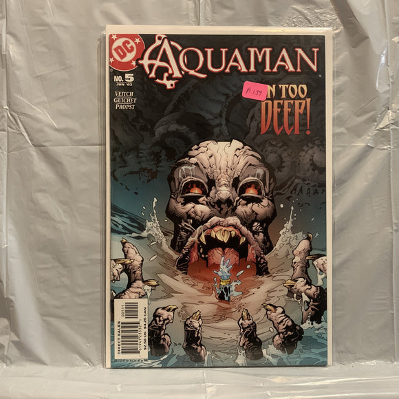 #5 Aquaman In Too Deep DC Comics AP 7622