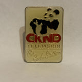 CKND Television Panada Bear The Panda Station Lapel Hat Pin