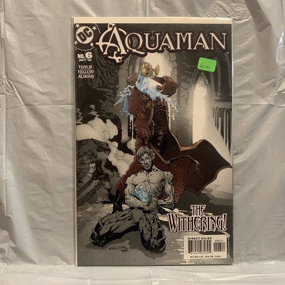 #6 Aquaman The Withering DC Comics AP 7625