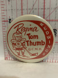 Regina Tom Thumb QCMH Redwings Hockey Button Pinback