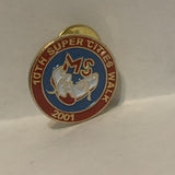 10th Super Cities Walk MS 2001 Lapel Hat Pin