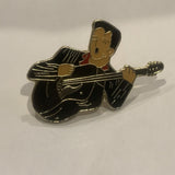 Man Playing a Guitar Lapel Hat Pin AD