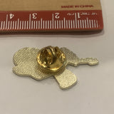 Man Playing a Guitar Lapel Hat Pin AD