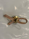 Pink Ribbon Heart Lapel Hat Pin