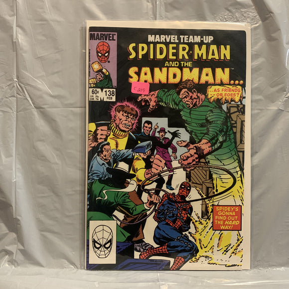 #138 Marvel Team Up Spider-Man and the Sandman Marvel Comics AP 7637