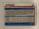 #176 Trea Turner Washington Nationals 2019 Topps Series One Baseball Card