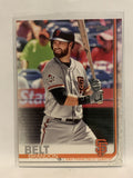 #148 Brandon Belt San Francisco Giants 2019 Topps Series One Baseball Card