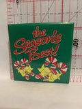 The Season's Best Candy Canes Button Pinback