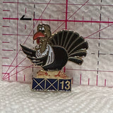Bowling Turkey Score 13  Lapel Pin