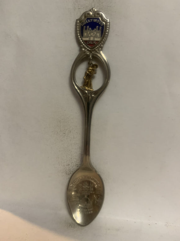 Hollywood California Cameraman Souvenir Spoon