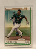 #201 Marcus Semien Oakland Athletics 2019 Topps Series One Baseball Card