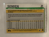 #201 Marcus Semien Oakland Athletics 2019 Topps Series One Baseball Card