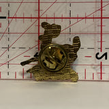 Golden British Columbia Deer Logo Lapel Hat Pin