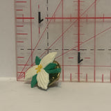 Trillium Flower Lapel Hat Pin